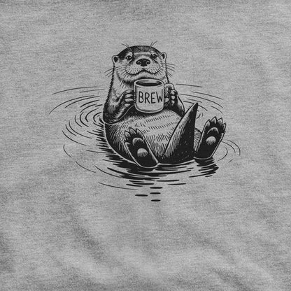 The Hoptimist Otter Hoodie Adventure and Outdoors Themed Hoodie