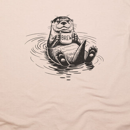 The Hoptimist Otter T-Shirt Adventure and Outdoors Themed T-Shirt
