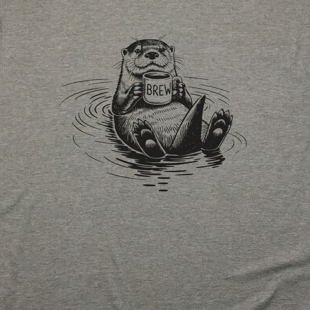 The Hoptimist Otter T-Shirt Adventure and Outdoors Themed T-Shirt