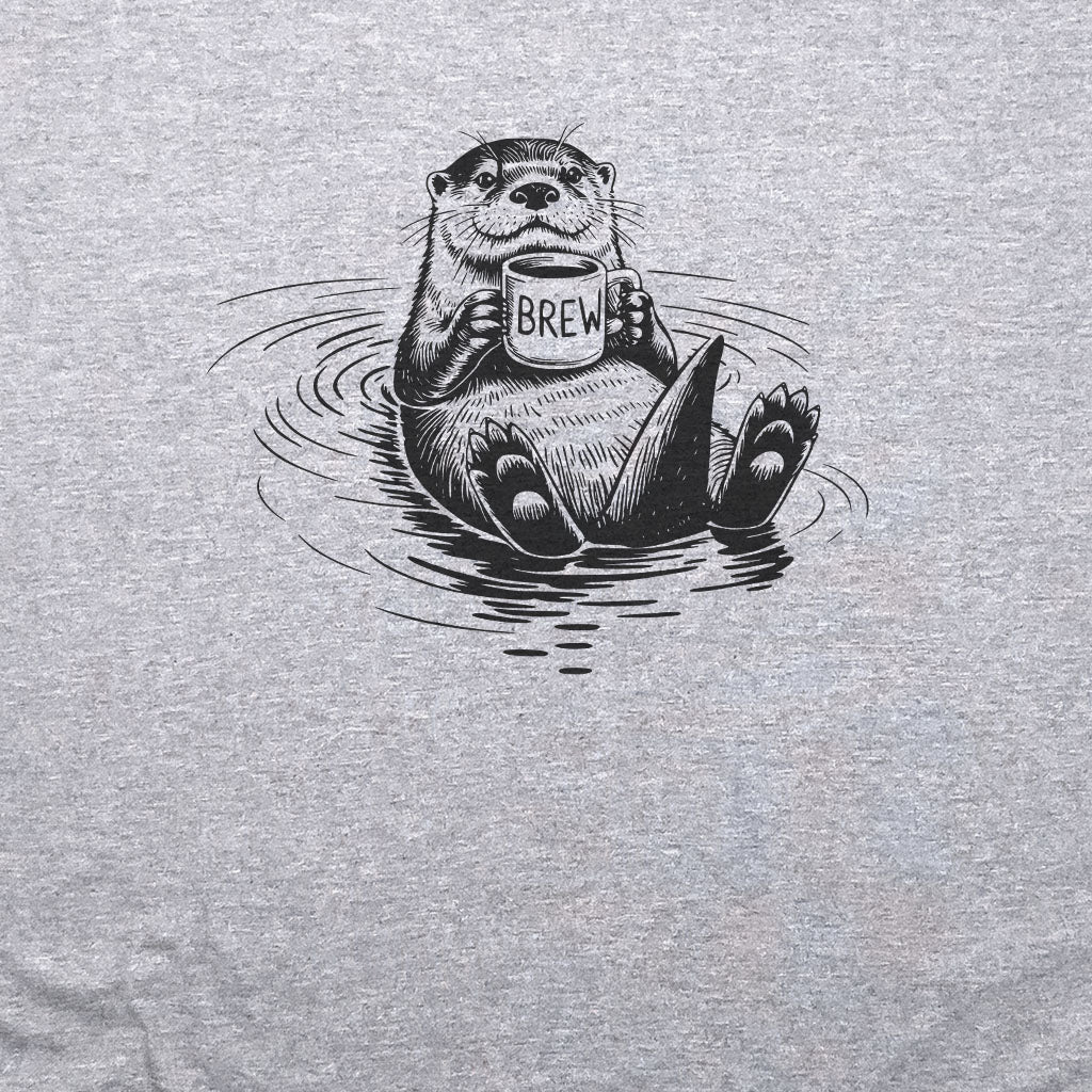 The Hoptimist Otter T-Shirt Adventure and Outdoors Themed T-Shirt