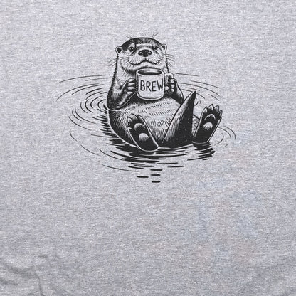 The Hoptimist Otter T-Shirt Adventure and Outdoors Themed T-Shirt