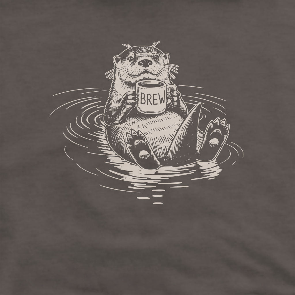 The Hoptimist Otter Hoodie Adventure and Outdoors Themed Hoodie