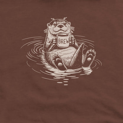 The Hoptimist Otter Hoodie Adventure and Outdoors Themed Hoodie