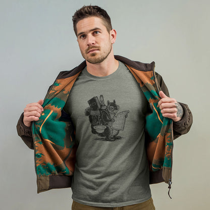 The Packademic Squirrel T-Shirt Adventure and Outdoors Themed T-Shirt