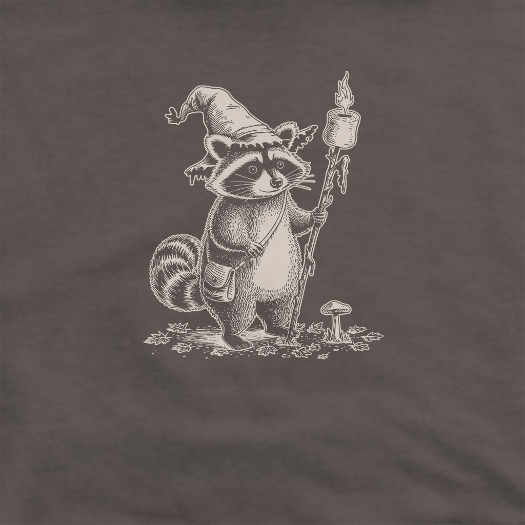 The S'morecerer Racoon Hoodie Adventure and Outdoors Themed Hoodie