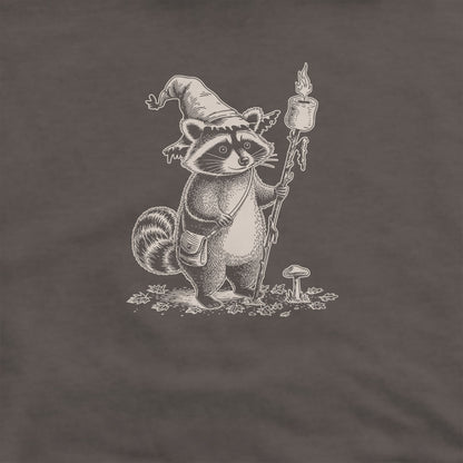 The S'morecerer Racoon Hoodie Adventure and Outdoors Themed Hoodie