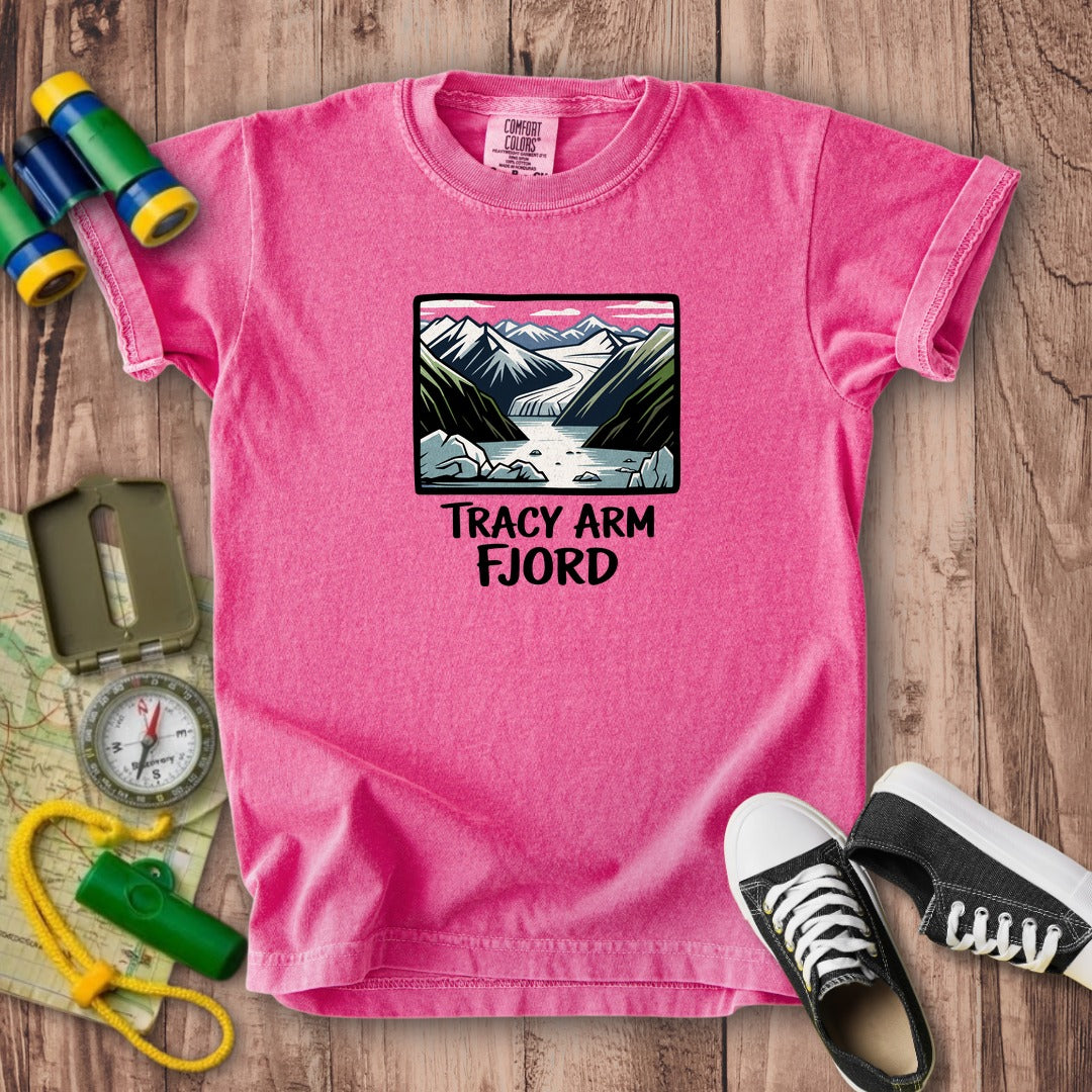 Tracy Arm Fjord Kids Cotton T-Shirt