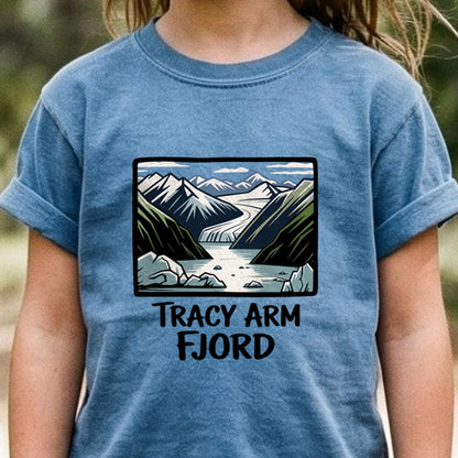 Tracy Arm Fjord Kids Cotton T-Shirt