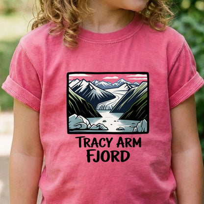 Tracy Arm Fjord Kids Cotton T-Shirt