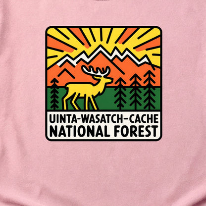 Uinta-Wasatch-Cache National Forest Cotton T-Shirt
