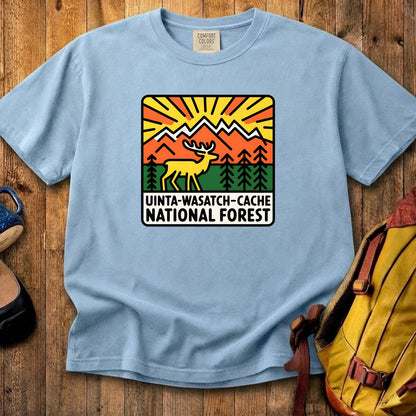 Uinta-Wasatch-Cache National Forest Cotton T-Shirt