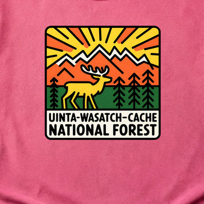 Uinta-Wasatch-Cache National Forest Cotton T-Shirt