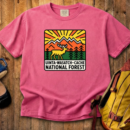 Uinta-Wasatch-Cache National Forest Cotton T-Shirt