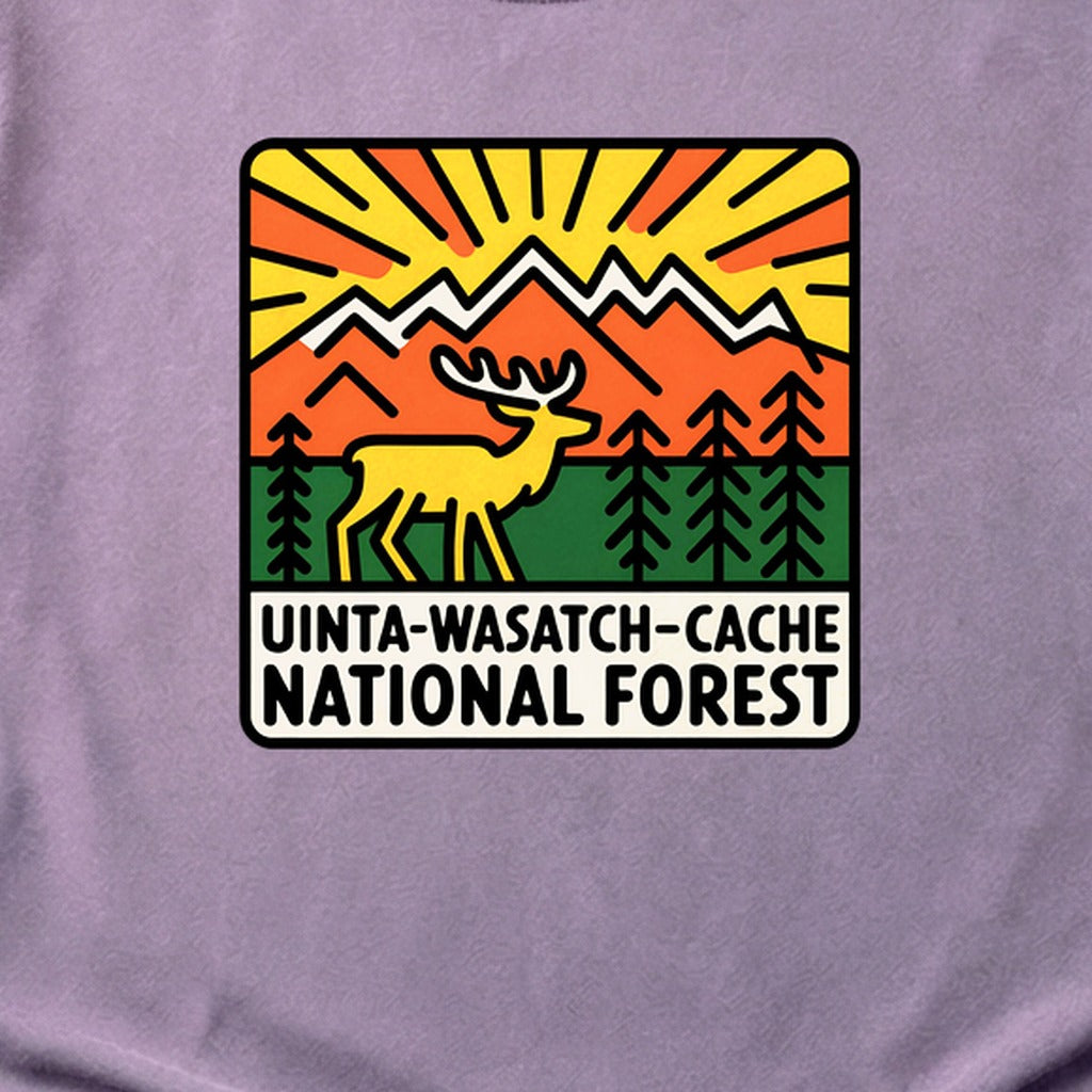 Uinta-Wasatch-Cache National Forest Cotton T-Shirt