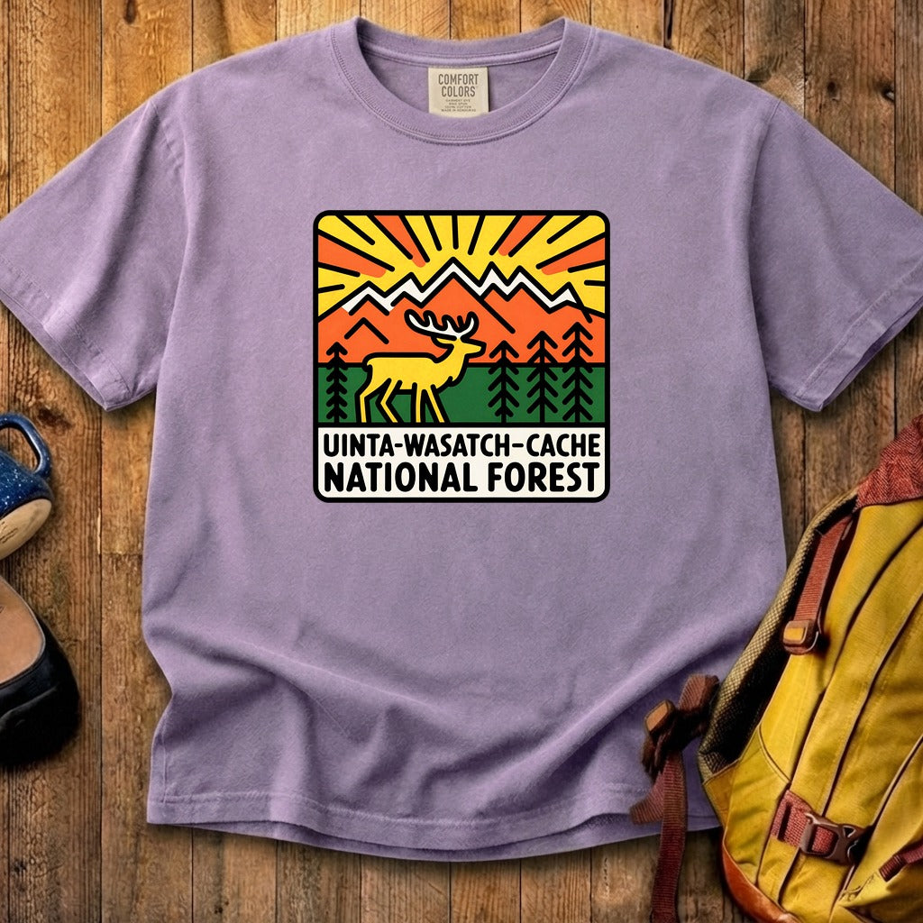 Uinta-Wasatch-Cache National Forest Cotton T-Shirt