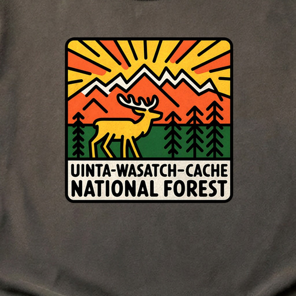 Uinta-Wasatch-Cache National Forest Cotton T-Shirt