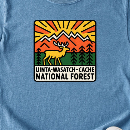 Uinta-Wasatch-Cache National Forest Kids Cotton T-Shirt