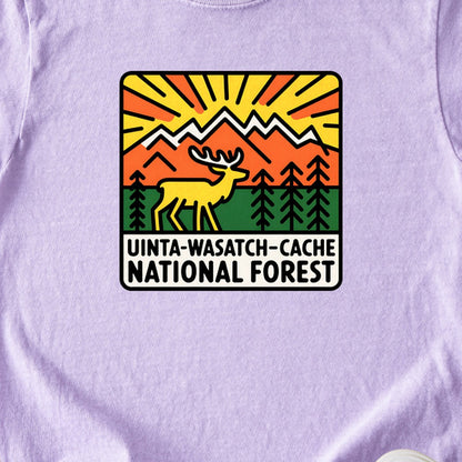 Uinta-Wasatch-Cache National Forest Kids Cotton T-Shirt