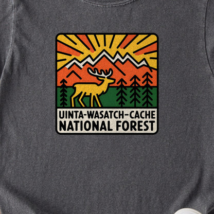 Uinta-Wasatch-Cache National Forest Kids Cotton T-Shirt