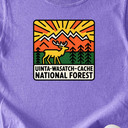 Uinta-Wasatch-Cache National Forest Kids Cotton T-Shirt