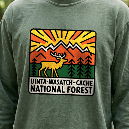Uinta-Wasatch-Cache National Forest Cotton Long Sleeve
