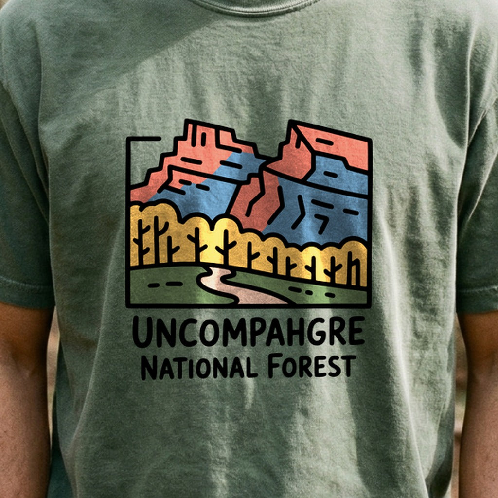 Uncompahgre National Forest Cotton T-Shirt