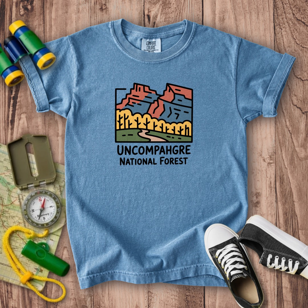 Uncompahgre National Forest Kids Cotton T-Shirt