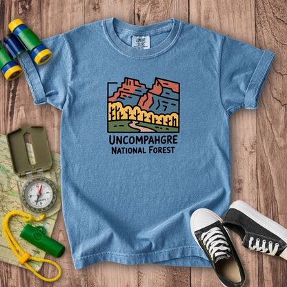 Uncompahgre National Forest Kids Cotton T-Shirt
