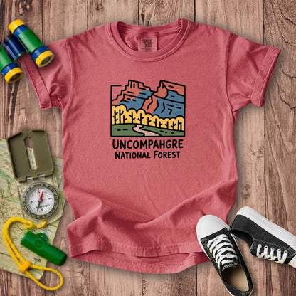 Uncompahgre National Forest Kids Cotton T-Shirt