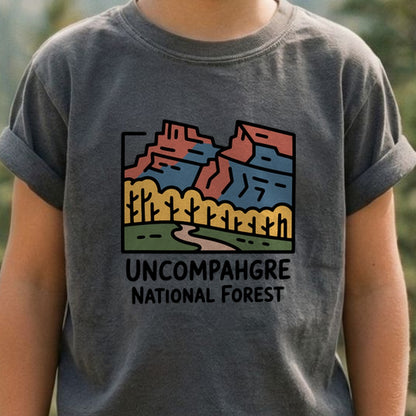 Uncompahgre National Forest Kids Cotton T-Shirt