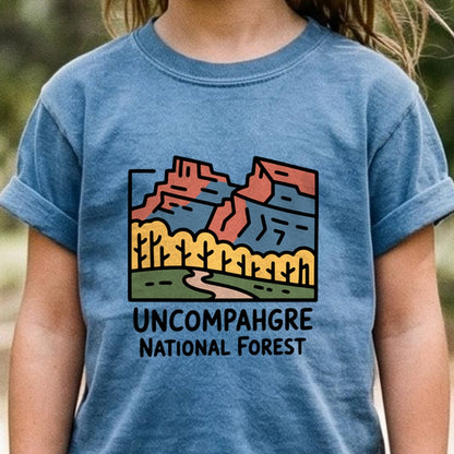 Uncompahgre National Forest Kids Cotton T-Shirt
