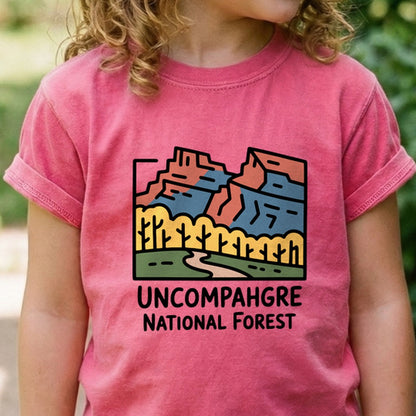 Uncompahgre National Forest Kids Cotton T-Shirt