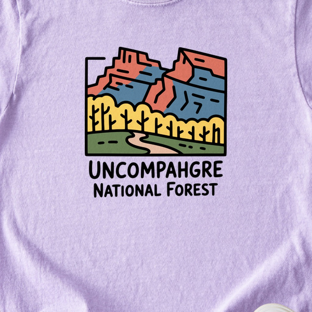 Uncompahgre National Forest Kids Cotton T-Shirt