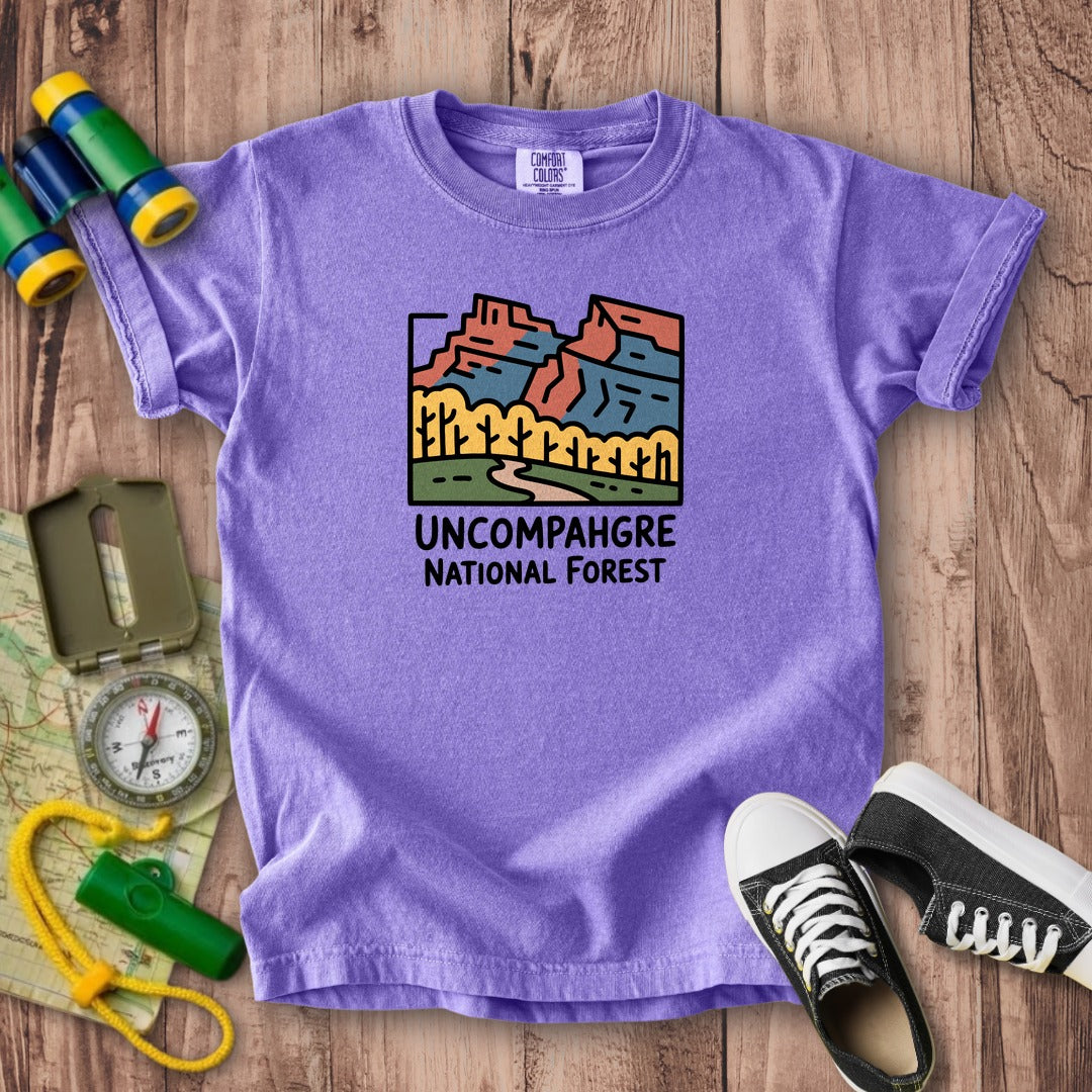 Uncompahgre National Forest Kids Cotton T-Shirt