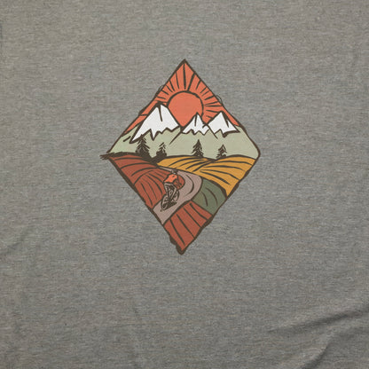 Pedal to the Peaks T-Shirt Adventure and Outdoors Themed T-Shirt