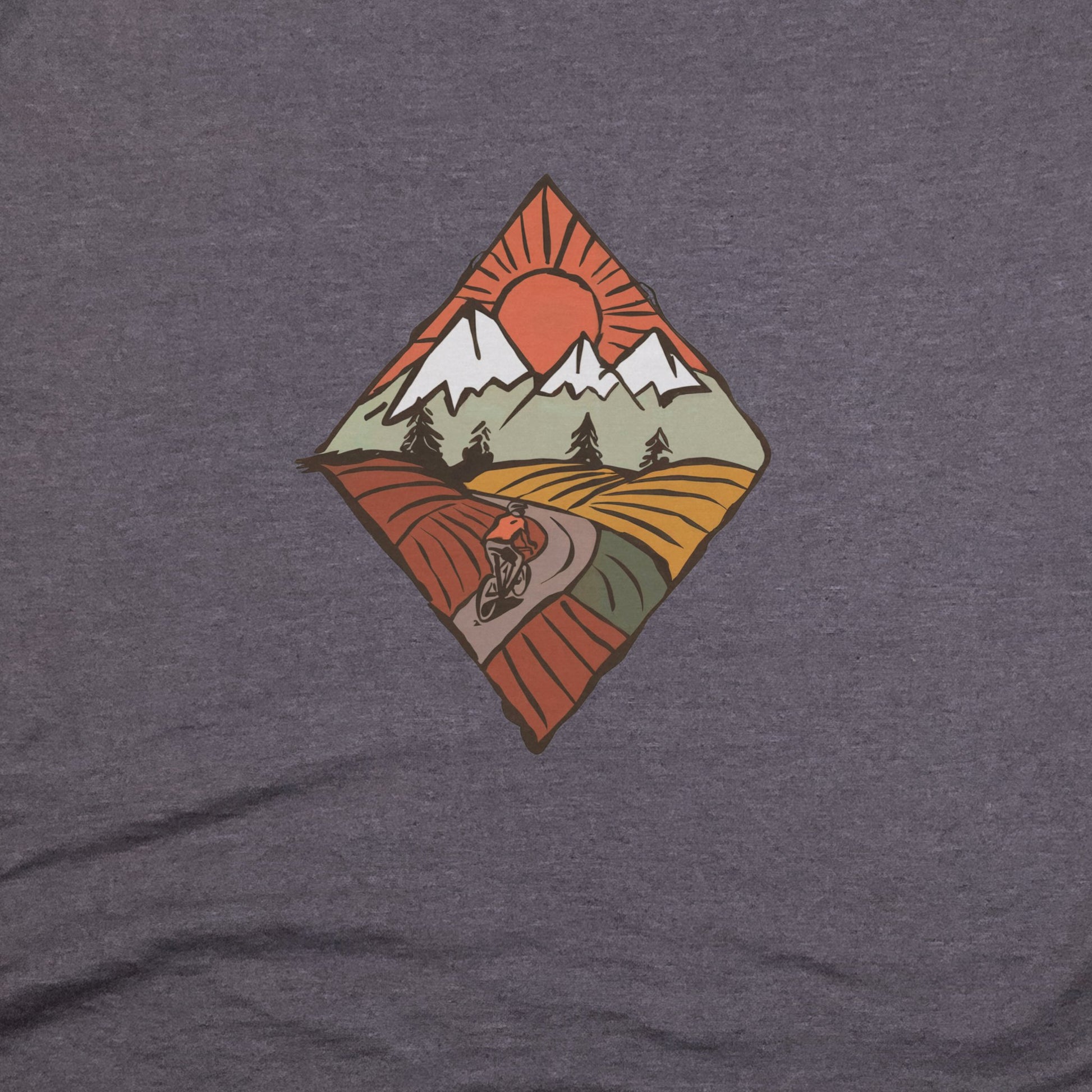 Pedal to the Peaks T-Shirt Adventure and Outdoors Themed T-Shirt