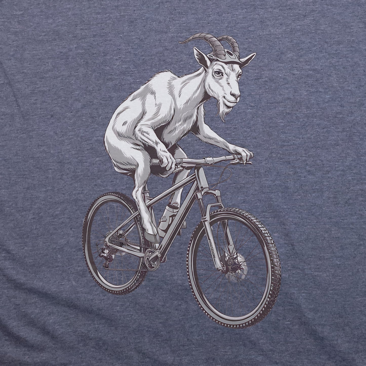 Mountain Goat Bike T-Shirt Adventure and Outdoors Themed T-Shirt