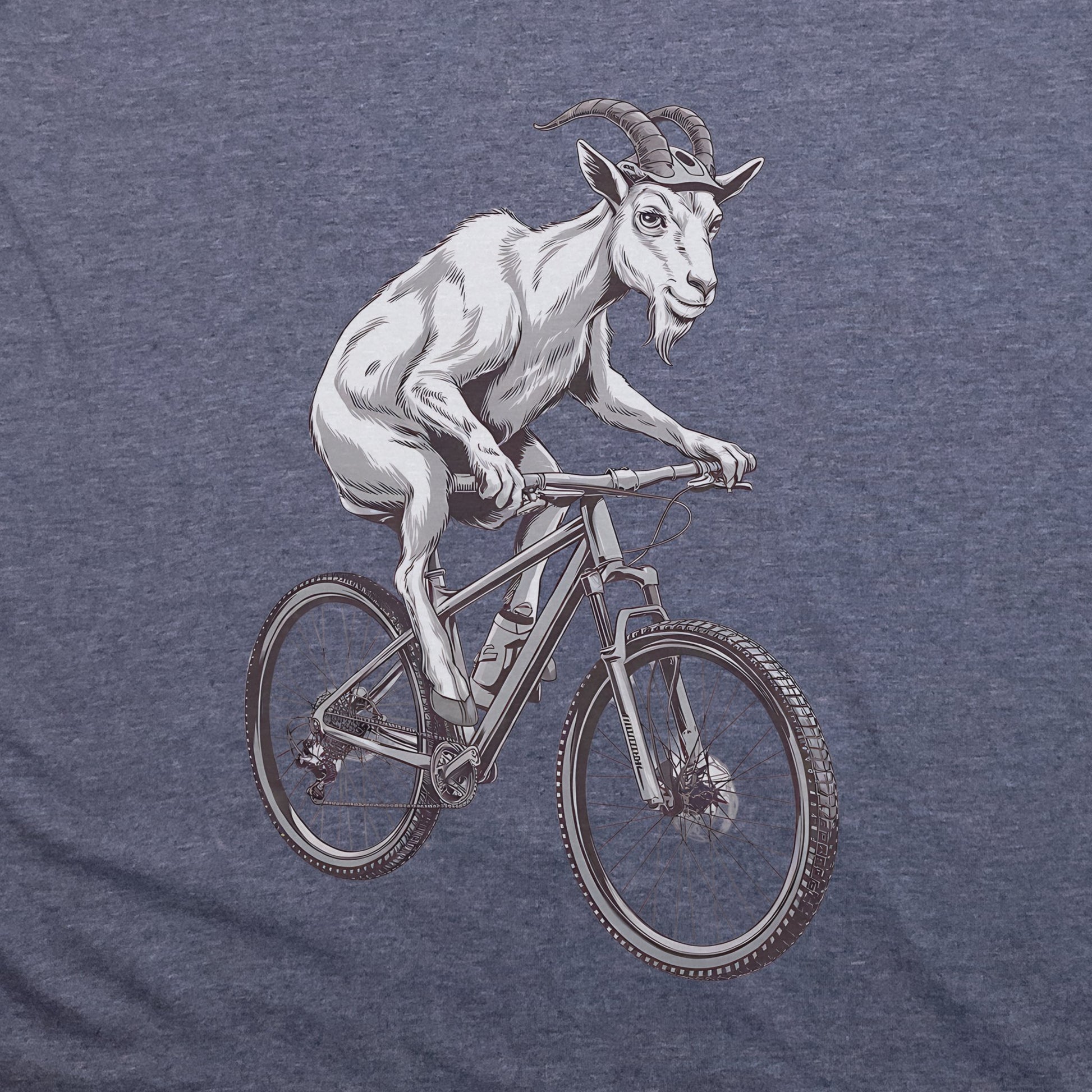 Mountain Goat Bike T-Shirt Adventure and Outdoors Themed T-Shirt