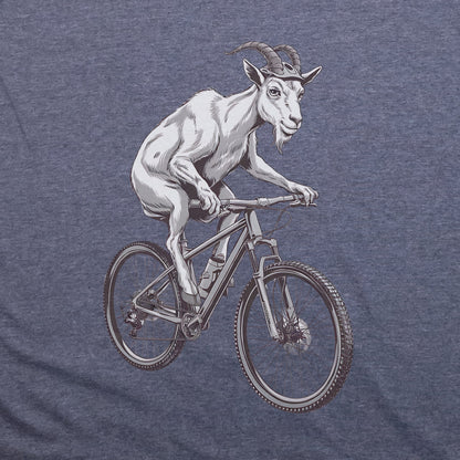 Mountain Goat Bike T-Shirt Adventure and Outdoors Themed T-Shirt