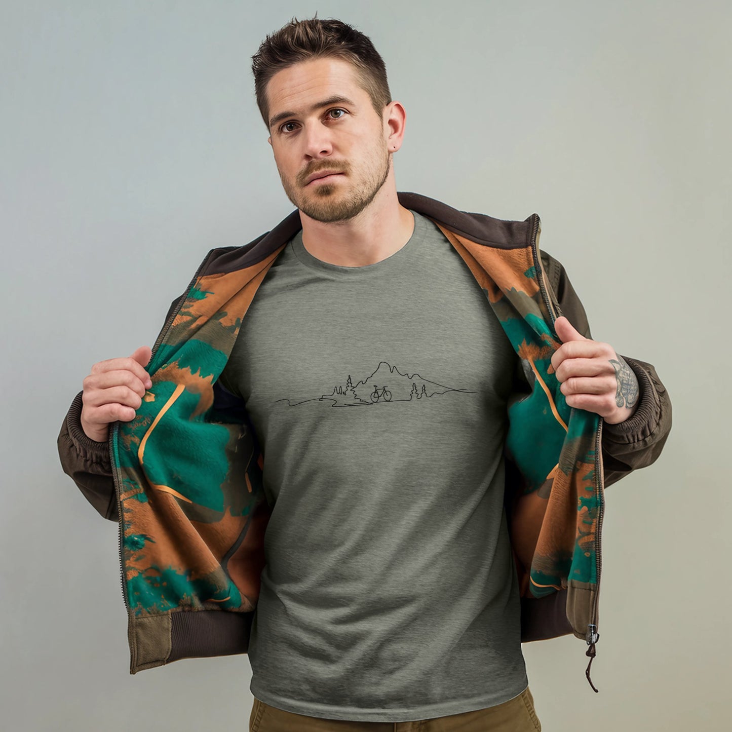 Simply Biking T-Shirt Adventure and Outdoors Themed T-Shirt