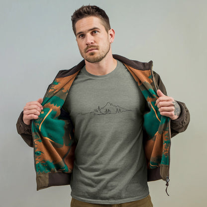 Simply Biking T-Shirt Adventure and Outdoors Themed T-Shirt