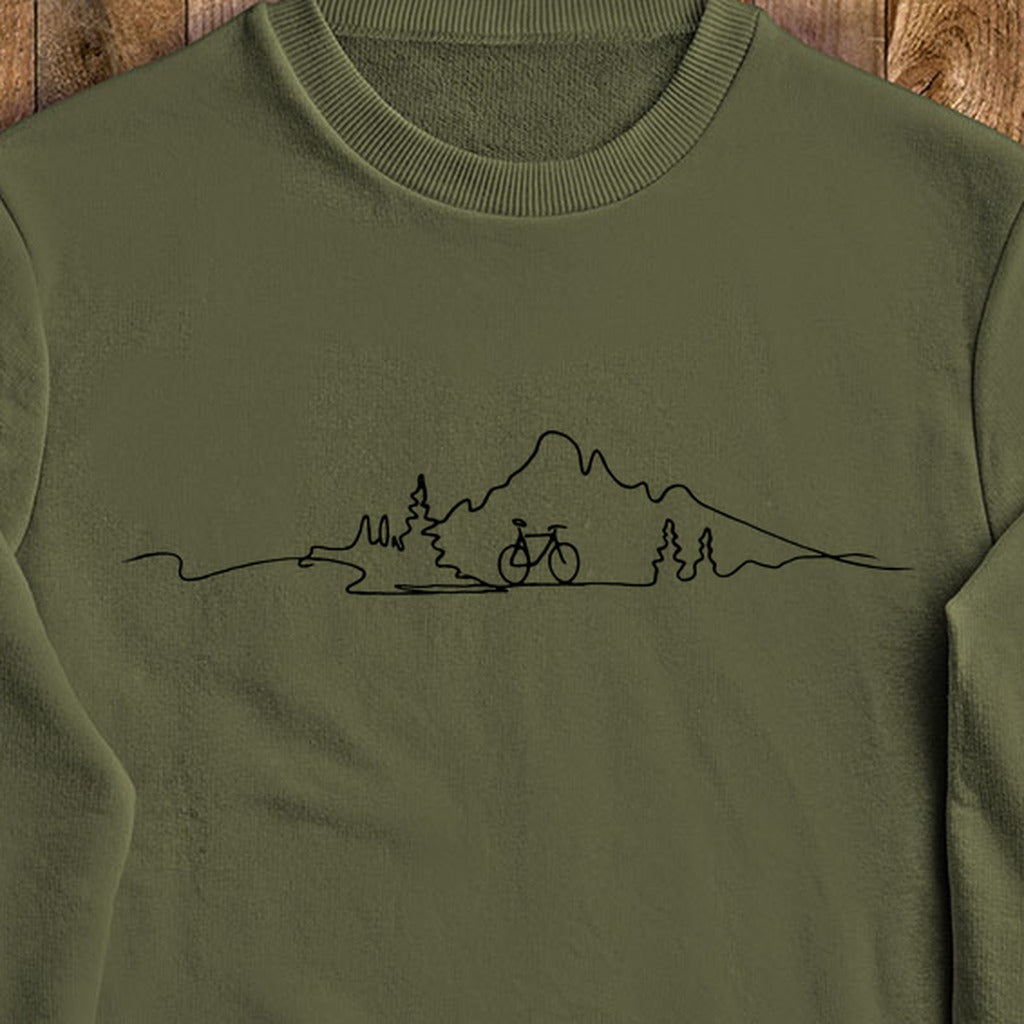 Simply Biking Crewneck Sweatshirt
