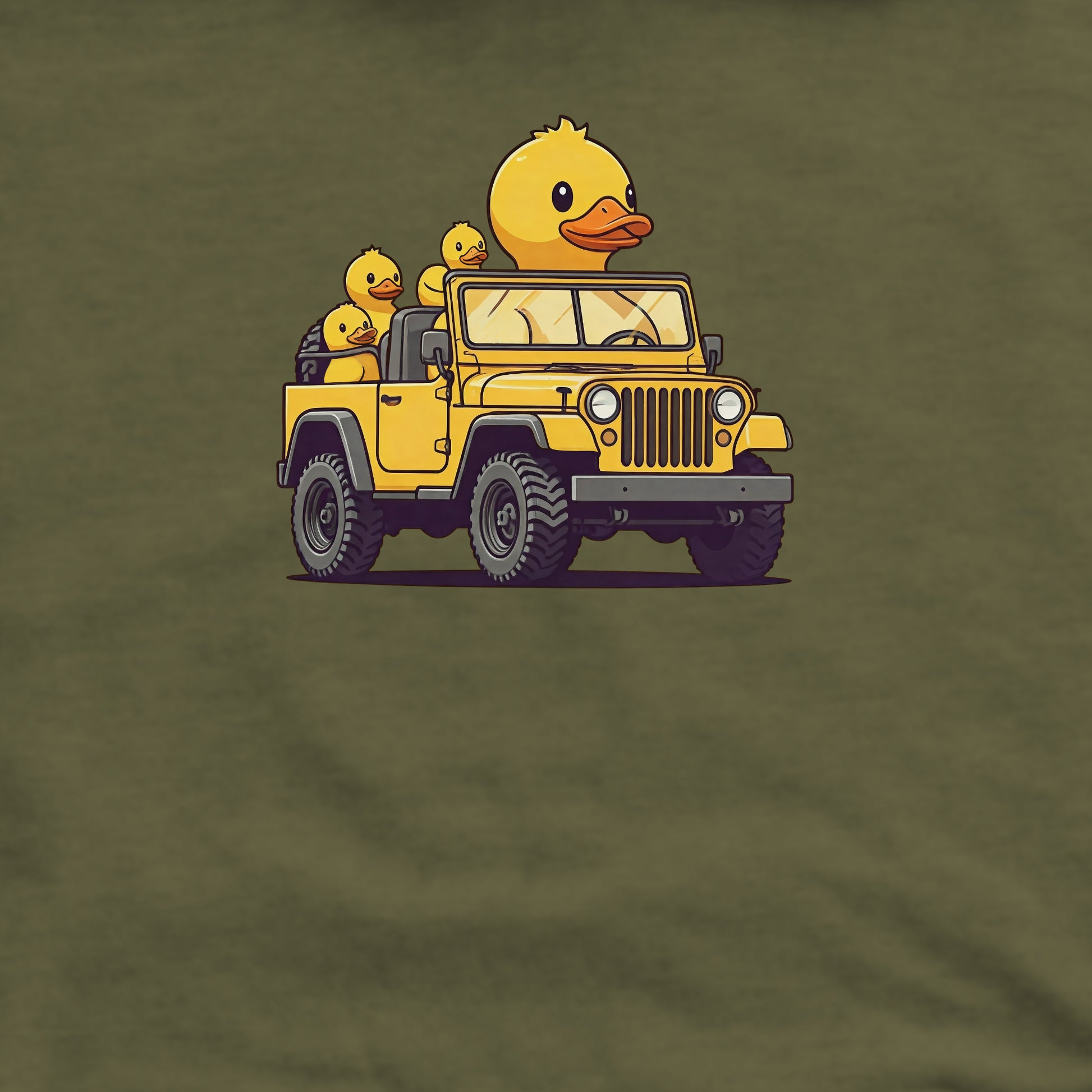 Duck Duck Jeep Crewneck Sweatshirt Adventure and Outdoors Themed Sweatshirt