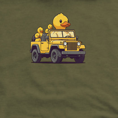 Duck Duck Jeep Crewneck Sweatshirt Adventure and Outdoors Themed Sweatshirt