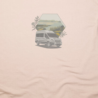 Ford Transit Hexagon T-Shirt Adventure and Outdoors Themed T-Shirt