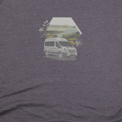 Ford Transit Hexagon T-Shirt Adventure and Outdoors Themed T-Shirt