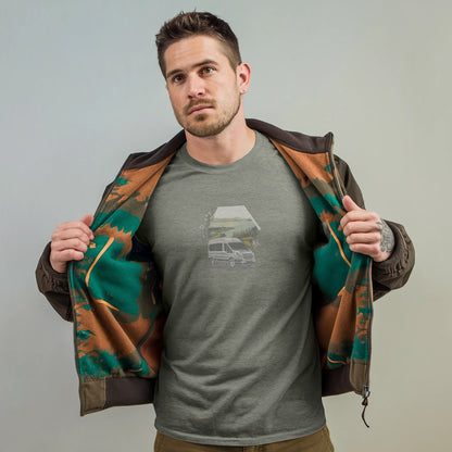 Ford Transit Hexagon T-Shirt Adventure and Outdoors Themed T-Shirt