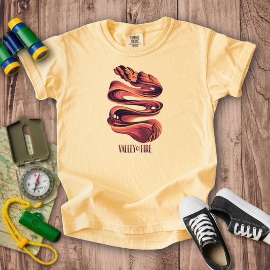 Valley of Fire State Park Kids Cotton T-Shirt