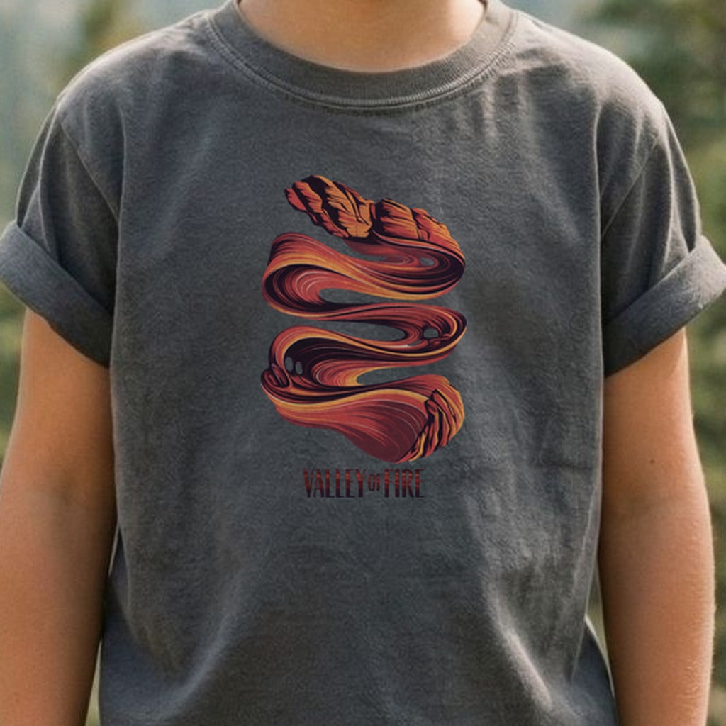 Valley of Fire State Park Kids Cotton T-Shirt
