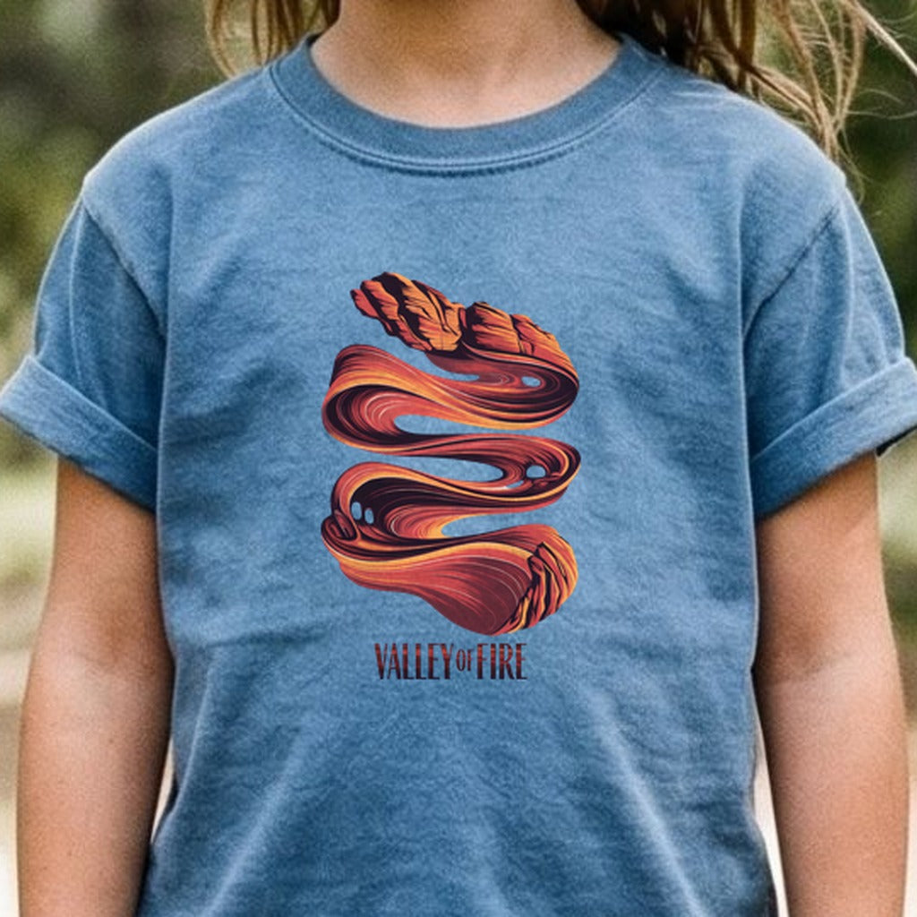 Valley of Fire State Park Kids Cotton T-Shirt
